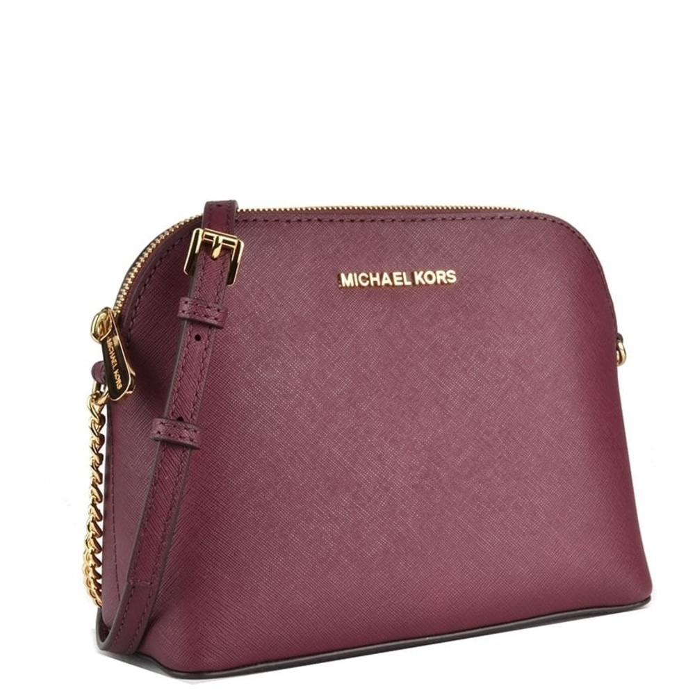 Michael Kors Cindy Plum Large Crossbody